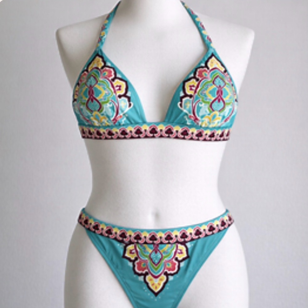 Victoria’s Secret Festive Turquoise Bikini